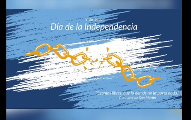 9 DE JULIO “DÍA DE LA INDEPENDENCIA” ACTO VIRTUAL