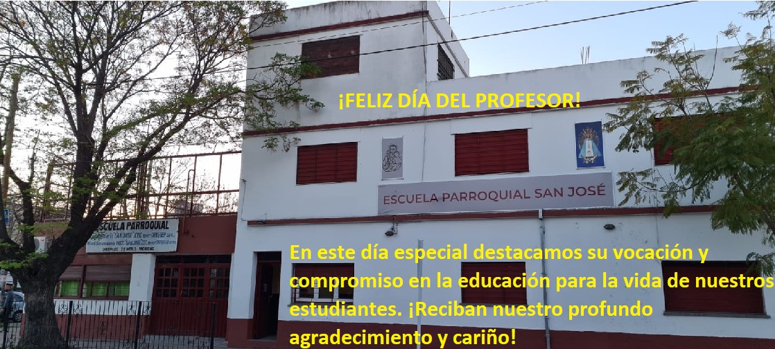 ¡FELIZ DÍA PROFESORES Y PROFESORAS!