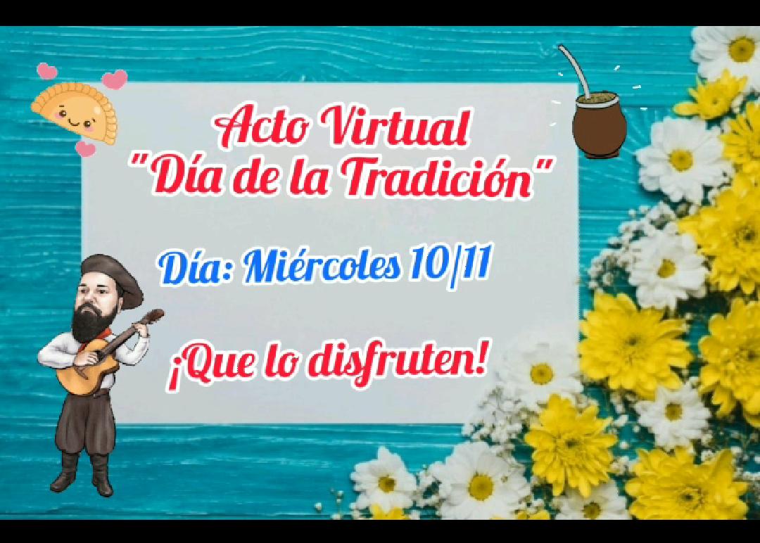 ¡TE INVITAMOS A CELEBRAR NUESTRA TRADICIÓN!